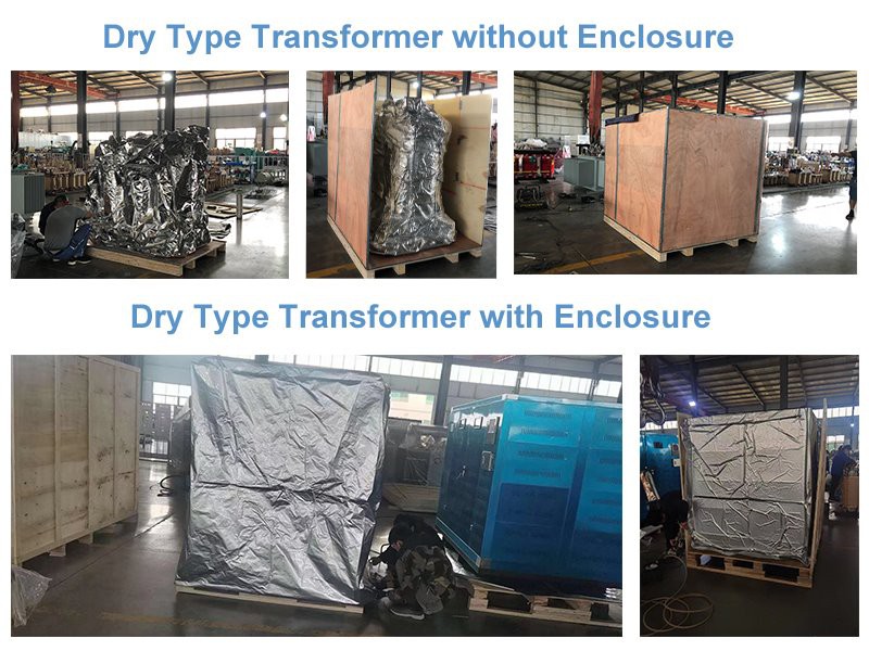 Dry type transformer packaging