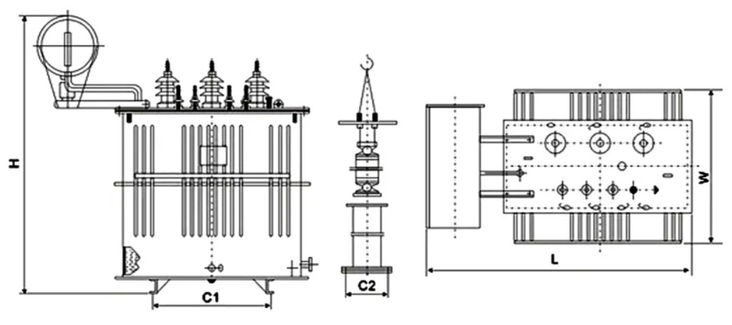 33 KV Transformer Structure
